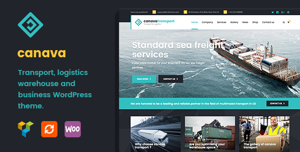 Download Free Canava v1.0.1 – Logistics and Business WordPress Theme