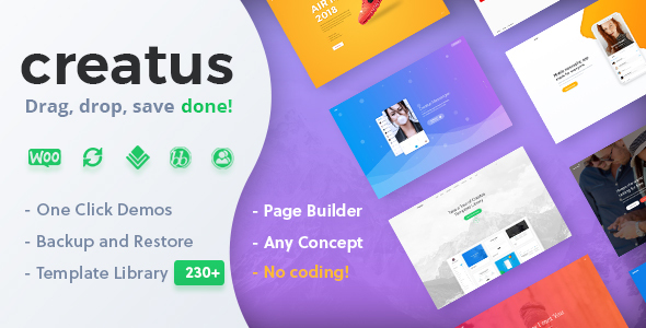Download Free Creatus v1.1.2 – Ultimate Multipurpose WordPress Theme