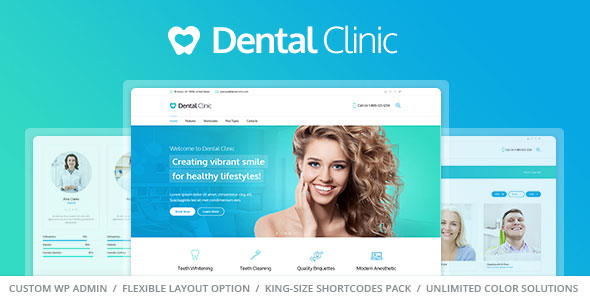Download Free Dental Clinic v1.1.2 – Medical & Dentist WordPress Theme