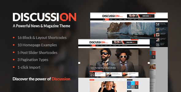 Download Free Discussion v1.2 – News Theme