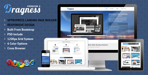 Download Free Dragness v3.2 – WordPress Landing Page Theme