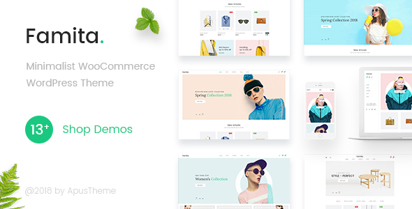 Download Free Famita v1.7 – Minimalist WooCommerce WordPress Theme