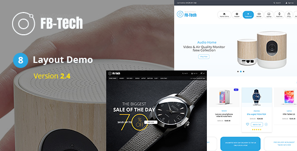 Download Free FB-Tech v2.4 – Digital RTL WooCommerce Theme