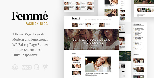 Download Free Femme v1.2.0 – An Online Magazine & Fashion Blog Theme