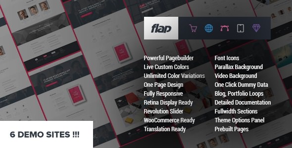 Download Free FLAP v1.4 – Business WordPress Theme