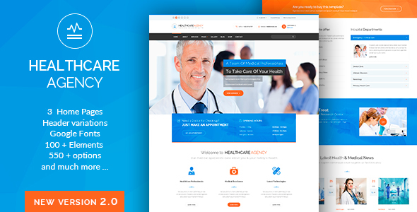 Download Free Health Care v2.00 – Health & Medical WordPress