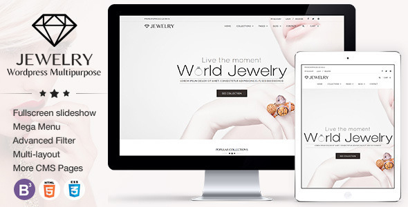 Download Free Jewelry v3.0.3 – Responsive WordPress Theme