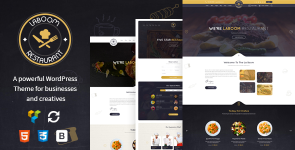 Download Free La Boom v2.2 – Food & Restaurant Bistro Theme