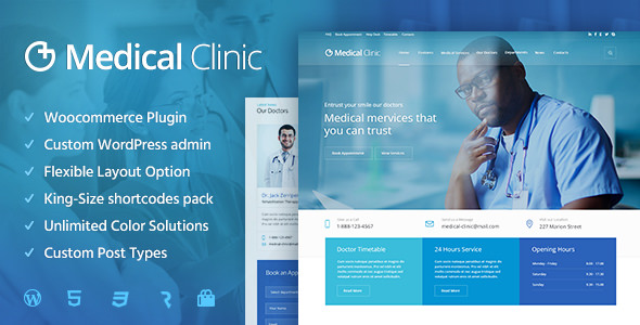 Download Free Medical Clinic v1.1.4 – Health & Doctor Medical Theme