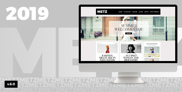 Download Free Metz v6.0 – A Fashioned Editorial Magazine Theme