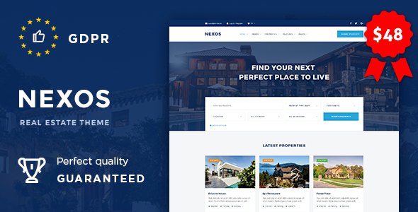 Download Free Nexos v1.2 – Real Estate Agency Directory