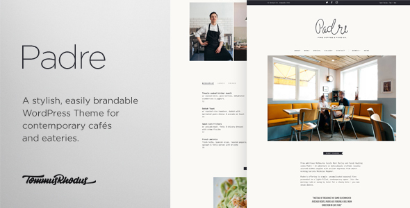 Download Free Padre v1.0.7 – Cafe & Restaurant WordPress Theme Download Free Padre v1.0.7 – Cafe & Restaurant WordPress Theme