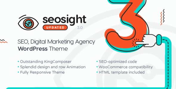 Download Free Seosight v3.3.1 – SEO Digital Marketing Agency Theme with Shop