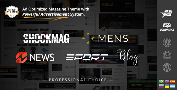 Download Free Shockmag v1.2.4 – Ad Optimized Magazine WordPress Theme Download Free Shockmag v1.2.4 – Ad Optimized Magazine WordPress Theme