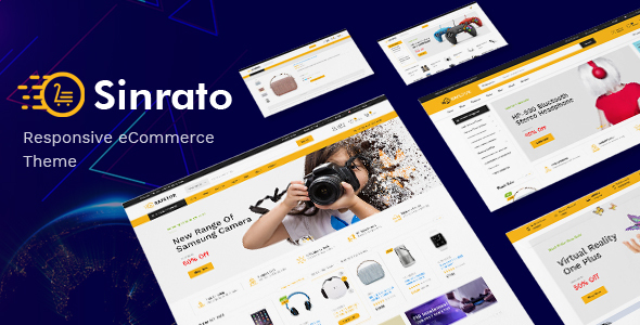 Download Free Sinrato v1.0 – Electronics Theme for WooCommerce