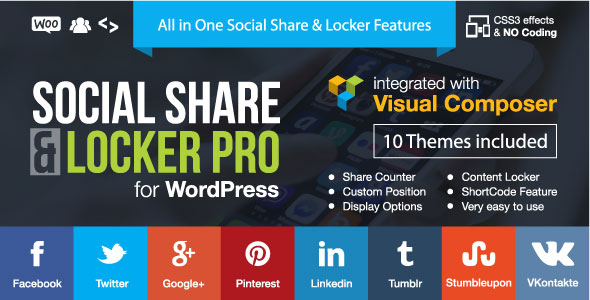 Download Free Social Share & Locker Pro WordPress Plugin v7.5