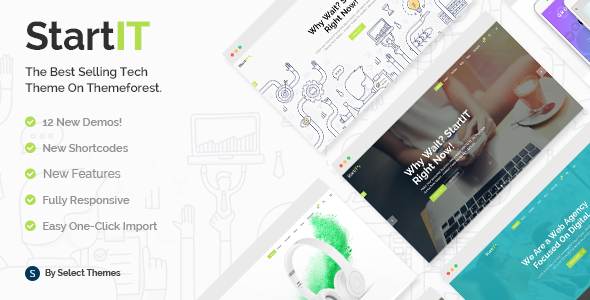 Download Free Startit v2.7 – A Fresh Startup Business Theme