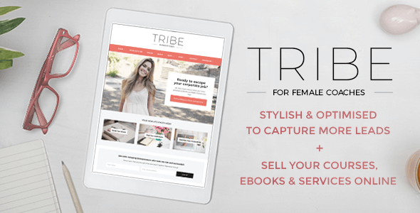 Download Free Tribe Coach v1.3.4 – Feminine Coaching Business Theme