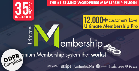 Download Free Ultimate Membership Pro WordPress Plugin v7.5