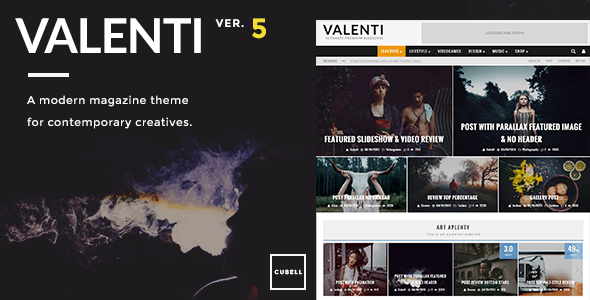 Download Free Valenti v5.5.4 – WordPress HD Review Magazine News Theme