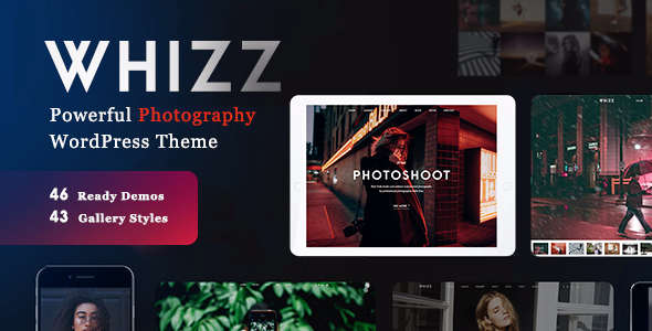 Download Free Whizz v1.4.6 – Photography WordPress for Photography