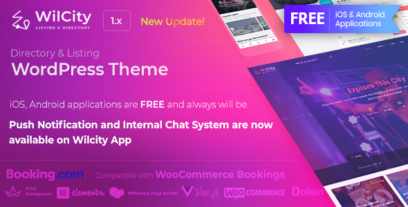 Download Free Wilcity – Directory Listing WordPress Theme v1.1.7