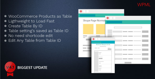 Download Free Woo Product Table Pro v4.1 – Making Quick Order Table