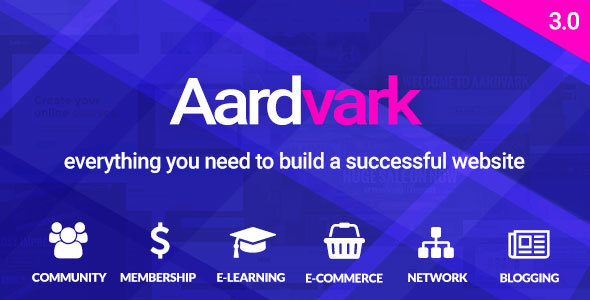 Download Free Aardvark v3.0 – BuddyPress, Membership & Community Theme