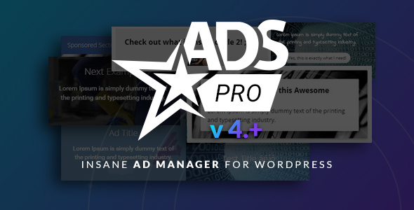 Download Free Ads Pro Plugin v4.3.1 – Multi-Purpose Advertising Manager