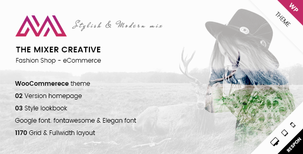 Download Free ARW Mixer v1.0 – Creative Shop WordPress Theme