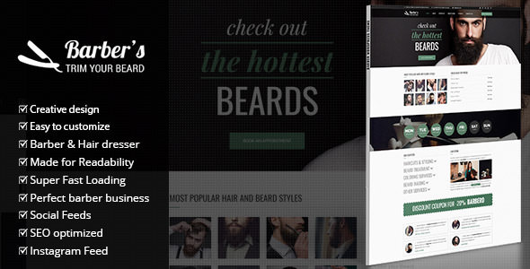 Download Free Barber v1.6 – WordPress Theme for Barbers & Hair Salons Download Free Barber v1.6 – WordPress Theme for Barbers & Hair Salons