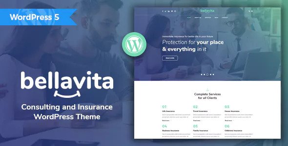 Download Free Bellavita v1.2.1 – Insurance & Finance WordPress Theme