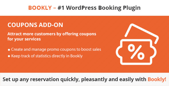 Download Free Bookly Coupons (Add-on) v1.7
