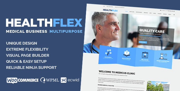 Download Free HEALTHFLEX v1.5.8 – Medical Health WordPress Theme