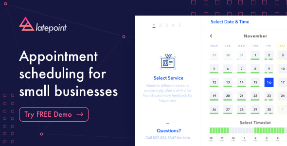 Download Free LatePoint v1.4.0 – Appointment Booking & Reservation plugin Download Free LatePoint v1.4.0 – Appointment Booking & Reservation plugin