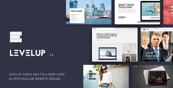 Download Free LEVELUP v1.1.34 – Responsive Creative Multipurpose Theme