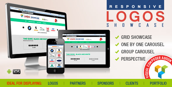 Download Free Logos Showcase Pro v1.3.3 – Visual Composer Addon