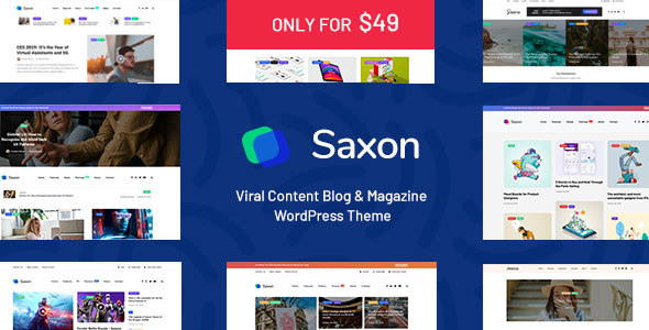 Download Free Saxon v1.5.1 – Viral Content Blog & Magazine Theme