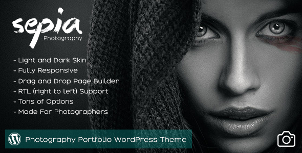 Download Free Sepia v1.9 – Photography Portfolio WordPress Theme