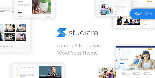 Download Free Studiare v1.0 – Education WordPress Theme for University