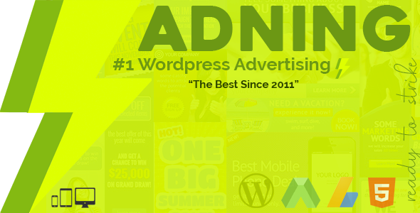 Download Free Adning Advertising v1.3.6 – All In One Ad Manager