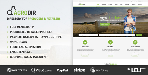 Download Free Agrodir v1.1.1 – Directory for Producers & Retailers