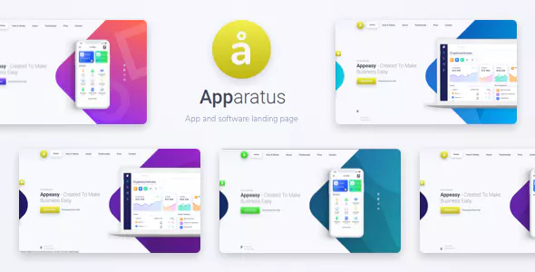 Download Free Apparatus v1.2 – A Multi-Purpose One-Page Landing Theme