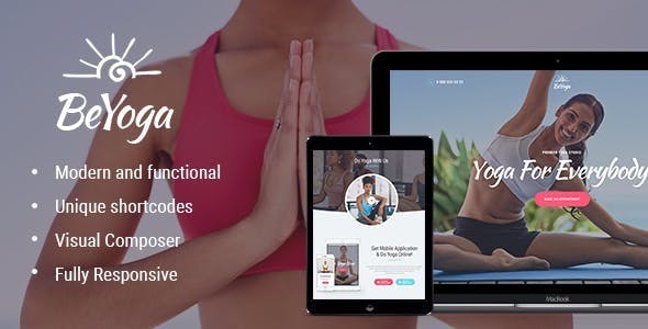 Download Free BeYoga v1.1.1 – Yogastudio & Gym WordPress Theme