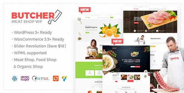 Download Free Butcher v2.8 – Meat, Organic Shop Woocommerce Theme