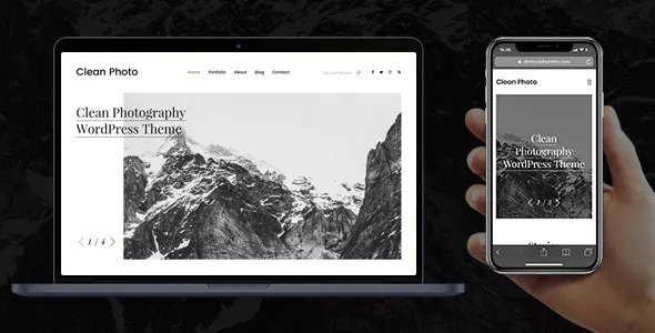 Download Free Clean Photo v1.9.3 – Photography Portfolio WordPress Theme
