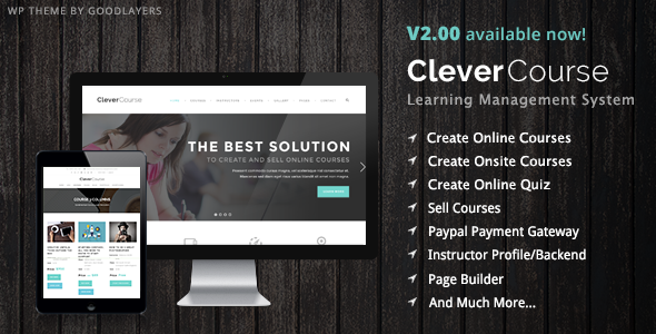 Download Free Clever Course v2.11 – Learning Management System Theme Download Free Clever Course v2.11 – Learning Management System Theme