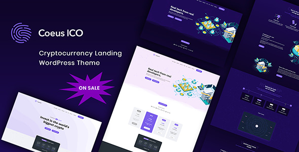 Download Free Coeus v1.1.5 – Cryptocurrency Landing Page Theme
