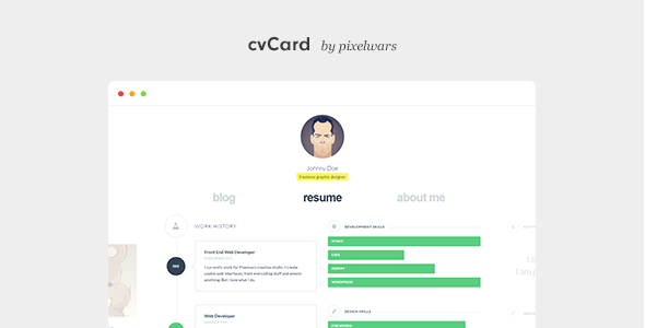 Download Free cvCard WP v1.4.0 – Responsive vCard WordPress Theme Download Free cvCard WP v1.4.0 – Responsive vCard WordPress Theme