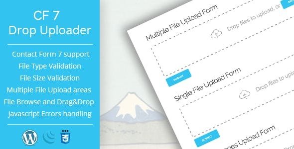 Download Free Drop Uploader for CF7 v2.1